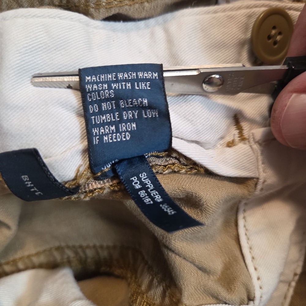 Vintage Polo Ralph Lauren Men's Cargo Pants Khaki RL-067 Utility Surplus- 33/30 - Picture 16 of 16